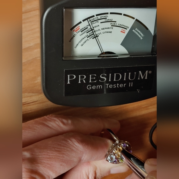 NWOT Sterling silver cocktail ring, semi precious gems, Prime Art & Jewel, sz 8 - Picture 10 of 12